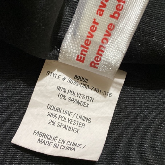 Laura Women Black Blazer Suit Dress Jacket Size 8 - Picture 14 of 14